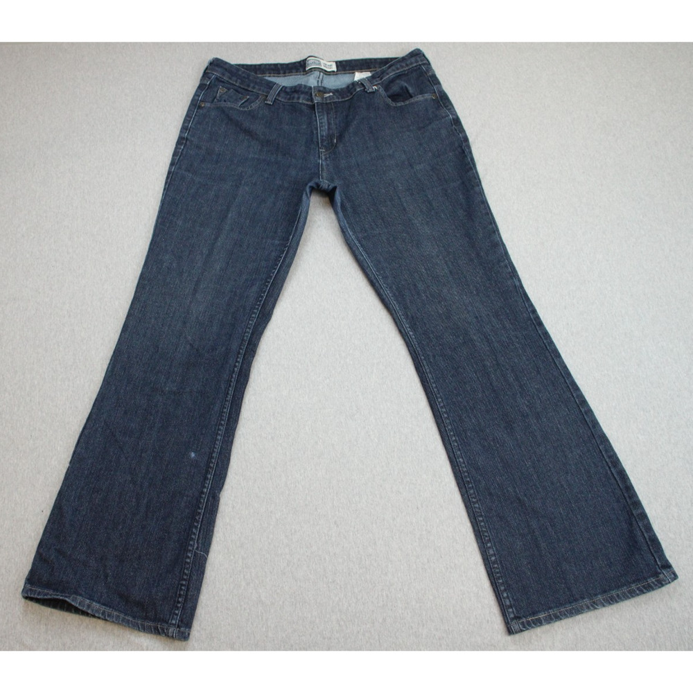 Levi Jeans Womens 16 Blue‎ Strauss Signature Bootcut Leg Stretch
